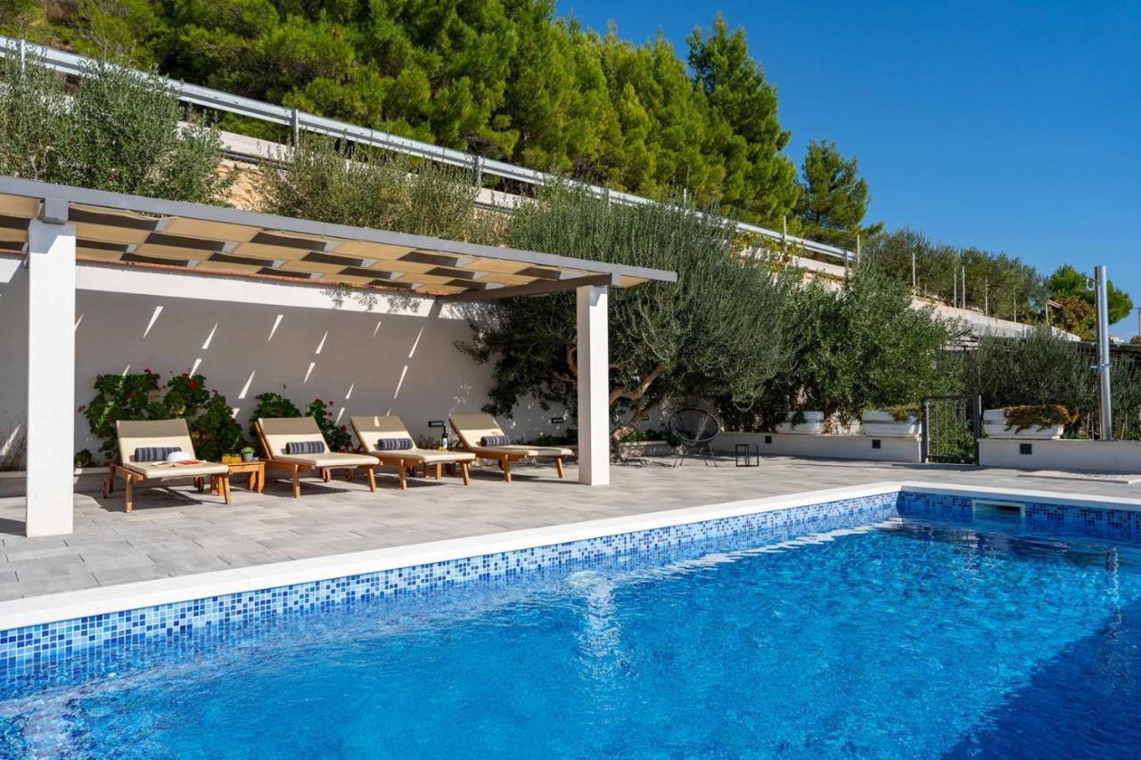 Villa Dream With Private Pool, 2 Bedrooms With En-Suite Bathrooms, Sea View Omis Exterior photo