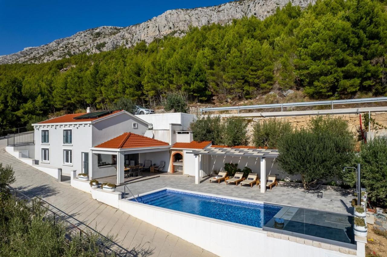 Villa Dream With Private Pool, 2 Bedrooms With En-Suite Bathrooms, Sea View Omis Exterior photo