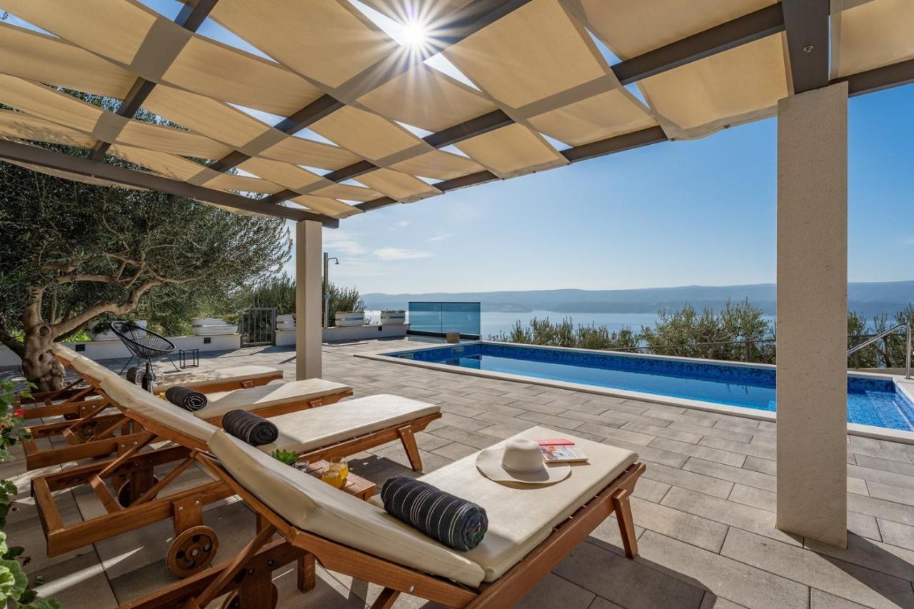 Villa Dream With Private Pool, 2 Bedrooms With En-Suite Bathrooms, Sea View Omis Exterior photo